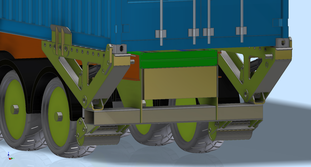 40'/45' ISO Container Abrollkippergerät ContiLift CHU-40