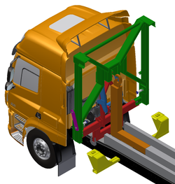 Pneumatic 20' ISO Container Adapter Kit/Hook Lift ContiLift ICAK-20-P