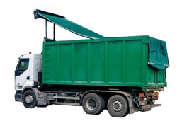 EOS-ENVIRO Electric-Hydraulic Tarp System CT 626 for Hook Lift Trucks
